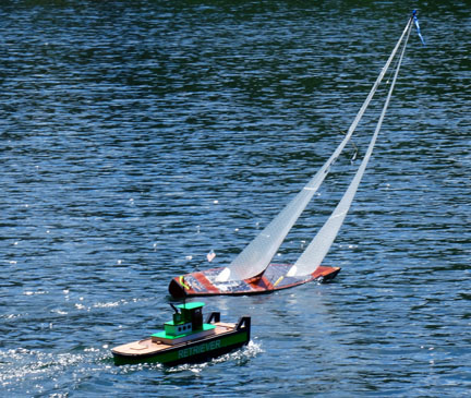 RC sailboat